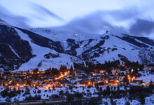 winter night esqui em bariloche